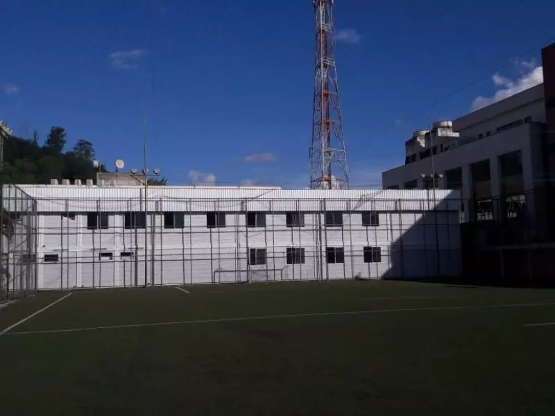 Construção modular da Eurobras na escola SESI Barra Mansa